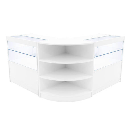 Andromeda LED Shop Counter Set LM60 & 2 x C900 - White