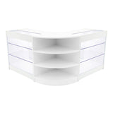 Apollo LED Shop Counter Set LM60 & 2 x K900 - White