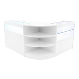 Harmonia LED Shop Counter Set B900, C900 & LM60 - White