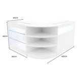 Demeter LED Shop Counter Set K900, B900 & LM60 - White