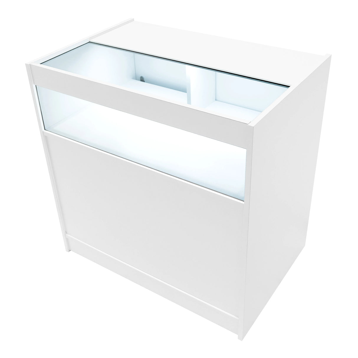 Luna LED Shop Counter Set CM60, TB60 & 2 x B900 - White