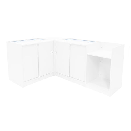Gravity LED Shop Counter Set B900, C900, TB60 & CM60 - White
