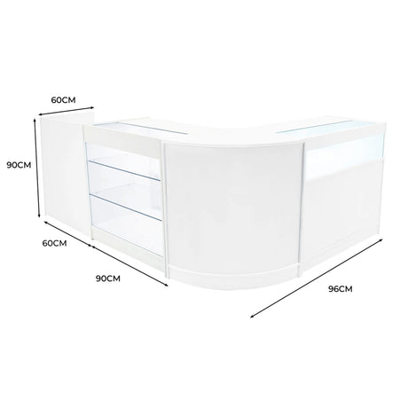 Polaris LED Shop Counter Set K900, B900, TB60 & CM60 - White