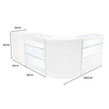 Vega LED Shop Counter Set K900, C900, TB60 & CM60 - White