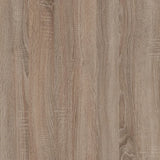 Chelsea Living Small Designer Coffee Table in White and Truffle Oak