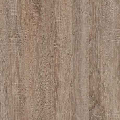 Chelsea Living Small Designer Coffee Table in White and Truffle Oak