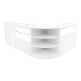Europa LED Shop Counter Set B900, C900, TB60 & LM60 - White