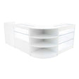 White Shop Counter Set Theia LED K900 C900 LM60 TB60 Lockable Retail Display