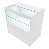 White Shop Counter Set Theia LED K900 C900 LM60 TB60 Lockable Retail Display