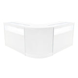 Iris LED Shop Counter Set CM60 & 2 x B1200 - White