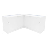 Iris LED Shop Counter Set CM60 & 2 x B1200 - White