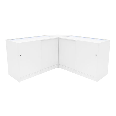 Selene LED Shop Counter Set CM60 & 2 x C1200 - White