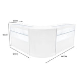 Selene LED Shop Counter Set CM60 & 2 x C1200 - White