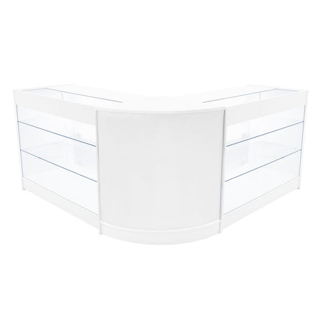 Helios LED Shop Counter Set CM60 & 2 x K1200 - White
