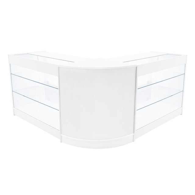Helios LED Shop Counter Set CM60 & 2 x K1200 - White