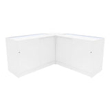 Adonis LED Shop Counter Set B1200, C1200 & CM60 - White