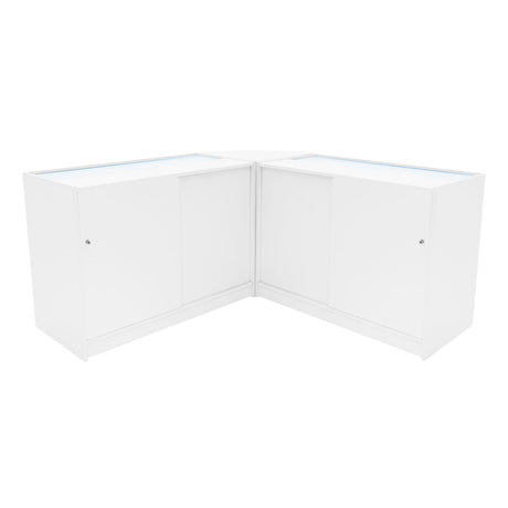 Hera LED Shop Counter Set K1200, C1200 & CM60 - White