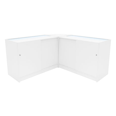 Triton LED Shop Counter Set K1200, B1200 & CM60 - White