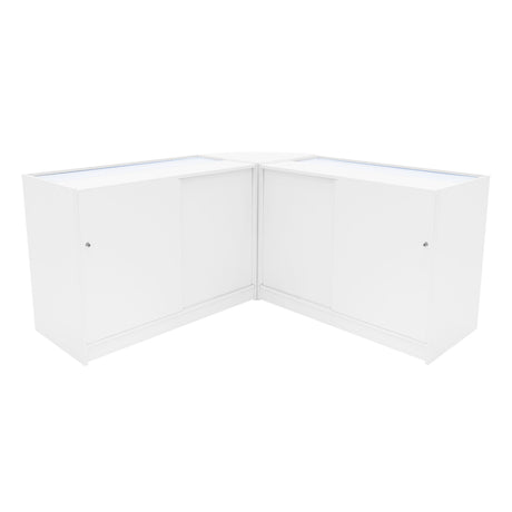 Theseus LED Shop Counter Set LM60 & 2 x B1200 - White