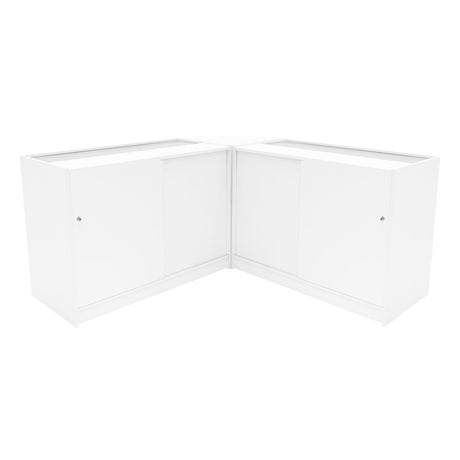 Demeter LED Shop Counter Set K1200, B1200 & LM60 - White