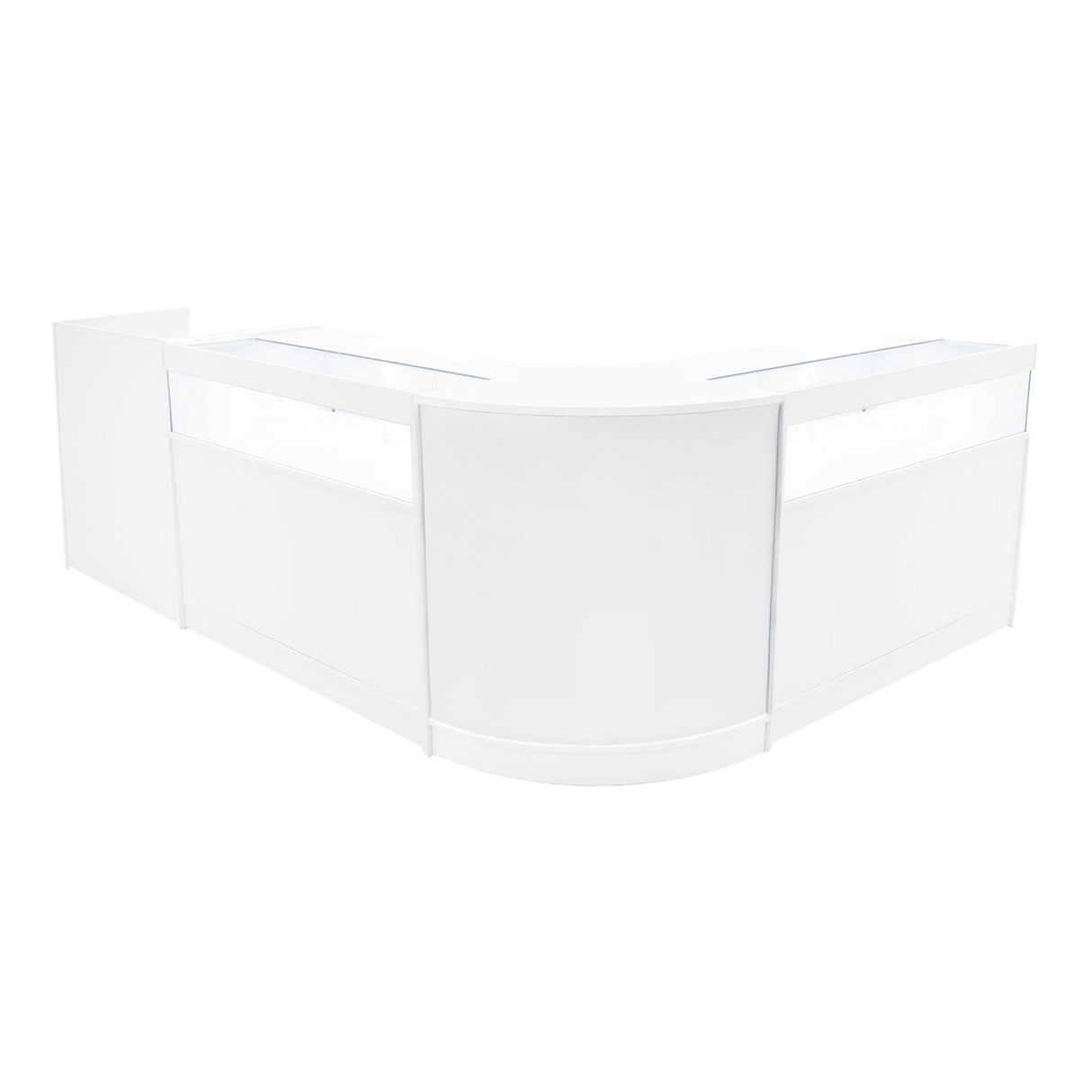 Luna LED Shop Counter Set CM60, TB60 & 2 x B1200 - White