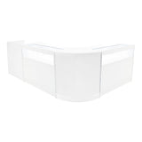 Luna LED Shop Counter Set CM60, TB60 & 2 x B1200 - White