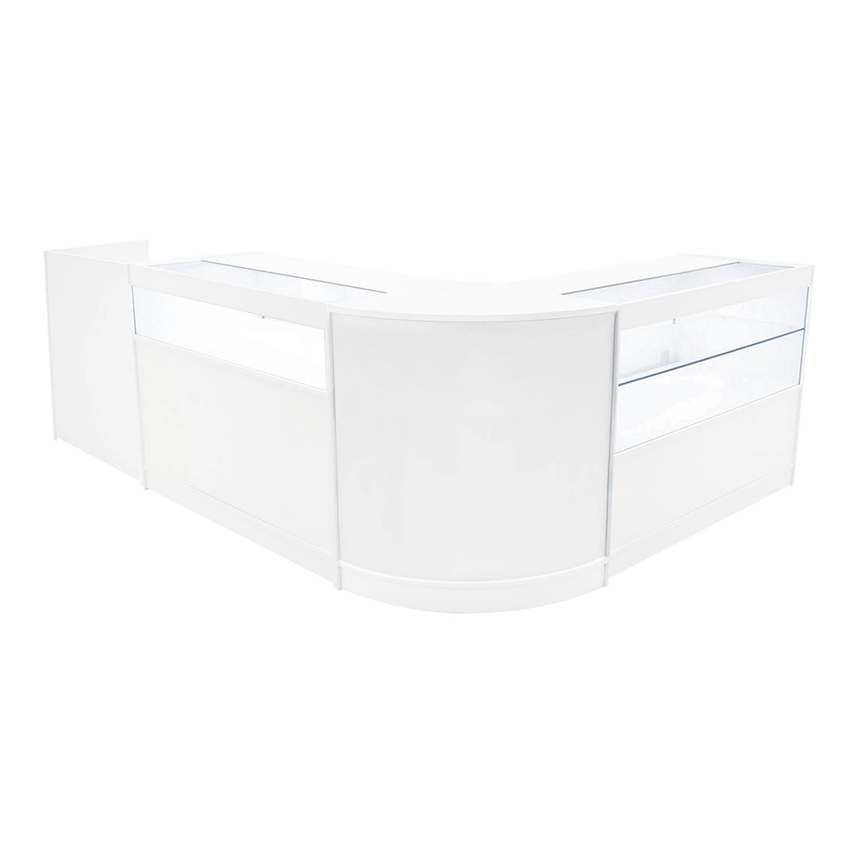 Gravity LED Shop Counter Set B1200, C1200, TB60 &  & CM60 - White