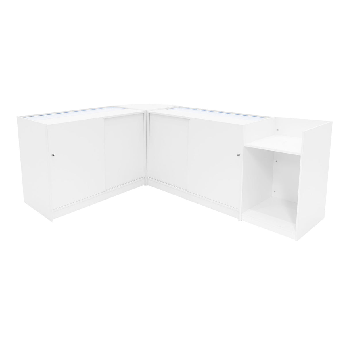 Polaris LED Shop Counter Set K1200, B1200, TB60 & CM60 - White