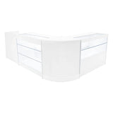 Vega LED Shop Counter Set K1200, C1200, TB60 & CM60 - White