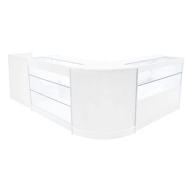 Vega LED Shop Counter Set K1200, C1200, TB60 & CM60 - White