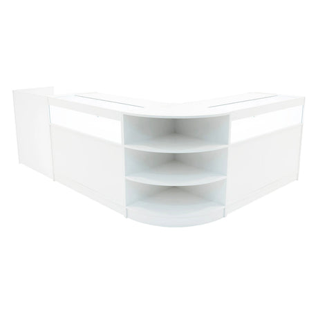 Sagittarius LED Shop Counter Set LM60, TB60 & 2 x B1200 - White