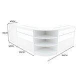 Eclipse LED Shop Counter Set LM60, TB60 & 2 x C1200 - White