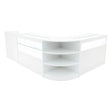 Europa LED Shop Counter Set B1200, C1200, TB60 & LM60 - White
