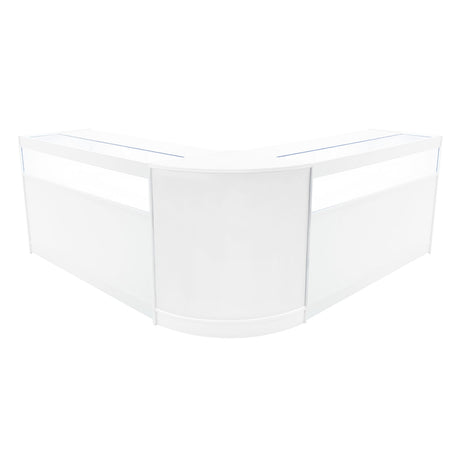 Iris LED Shop Counter Set CM60 & 2 x B1500 - White