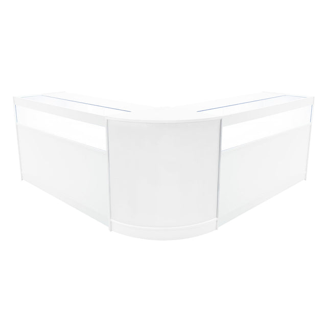 Iris LED Shop Counter Set CM60 & 2 x B1500 - White