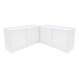 Iris LED Shop Counter Set CM60 & 2 x B1500 - White