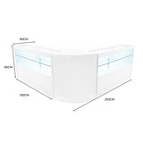 Selene LED Shop Counter Set CM60 & 2 x C1500 - White