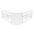 Helios LED Shop Counter Set CM60 & 2 x K1500 - White