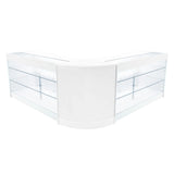 Helios LED Shop Counter Set CM60 & 2 x K1500 - White