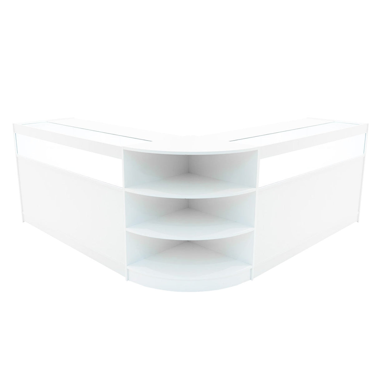 Theseus LED Shop Counter Set LM60 & 2 x B1500 - White