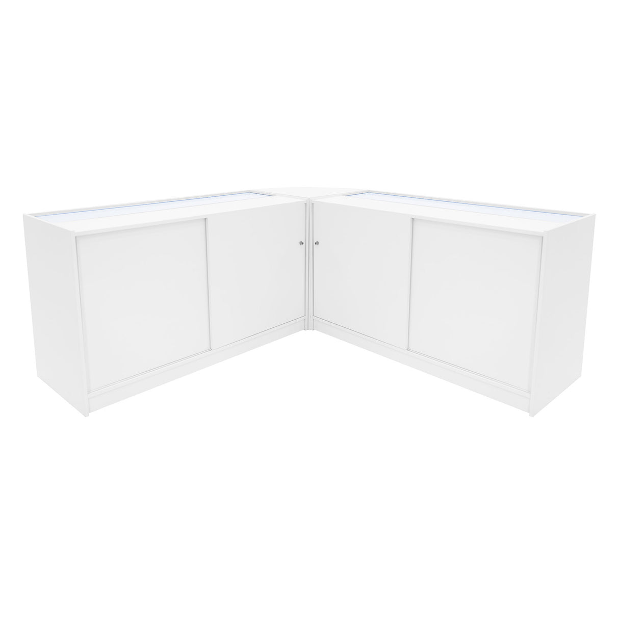 Theseus LED Shop Counter Set LM60 & 2 x B1500 - White