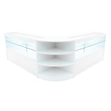 Andromeda LED Shop Counter Set LM60 & 2 x C1500 - White