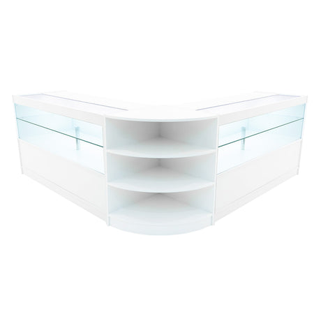 Andromeda LED Shop Counter Set LM60 & 2 x C1500 - White