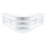 Apollo LED Shop Counter Set LM60 & 2 x K1500 - White