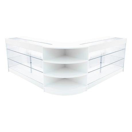 Apollo LED Shop Counter Set LM60 & 2 x K1500 - White