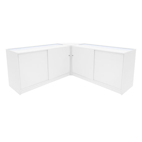 Apollo LED Shop Counter Set LM60 & 2 x K1500 - White
