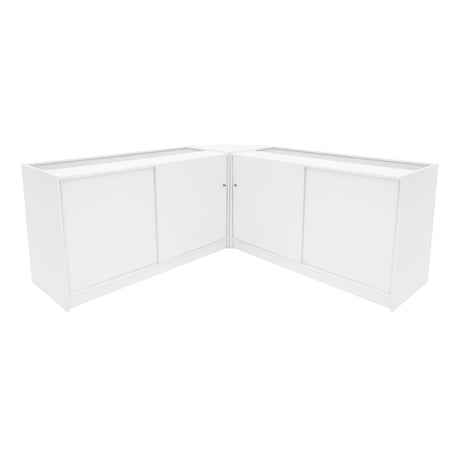 Harmonia LED Shop Counter Set B1500, C1500 & LM60 - White