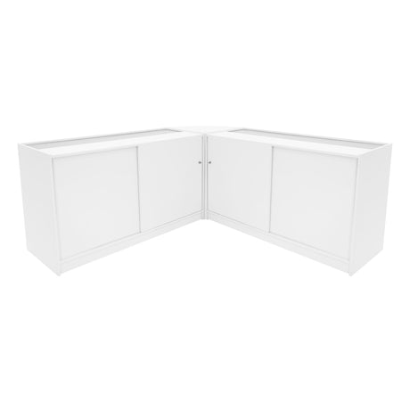Demeter LED Shop Counter Set K1500, B1500 & LM60 - White