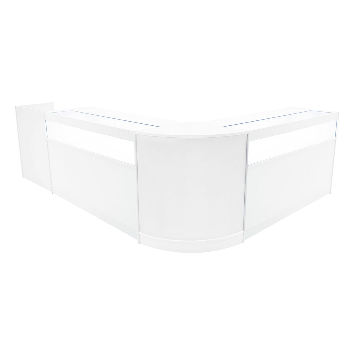 Luna LED Shop Counter Set CM60, TB60 & 2 x B1500 - White