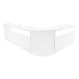 Luna LED Shop Counter Set CM60, TB60 & 2 x B1500 - White